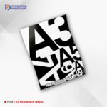 A3 Plus Black White