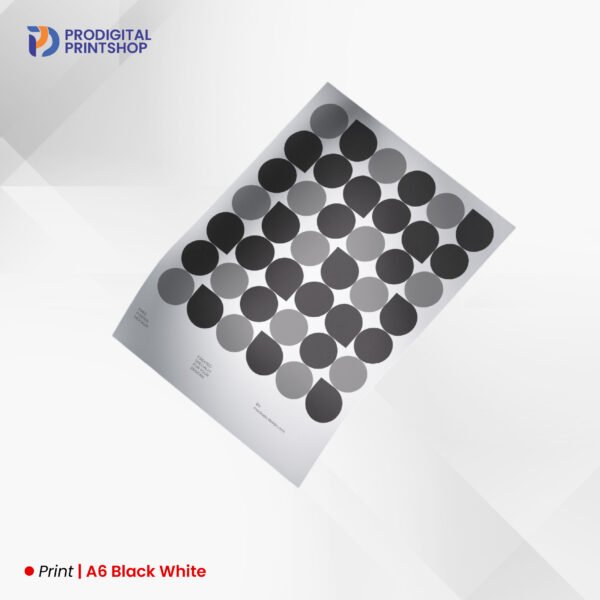 A6 Black White