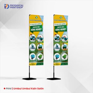 Umbul-umbul kain satin