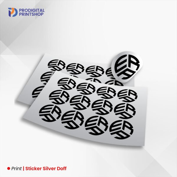 Sticker Silver Doff